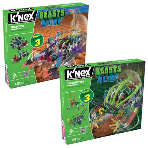 Beasts Alive! Insectra and Chompster Building Set 2-Pack